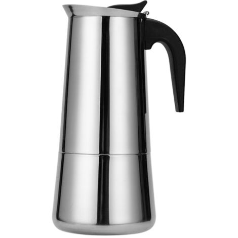 Pa Italienische Kaffeemaschine Für 12 Tassen Aus Edelstahl, Kompatibel Mit Allen Herdarten, 12 Tassen