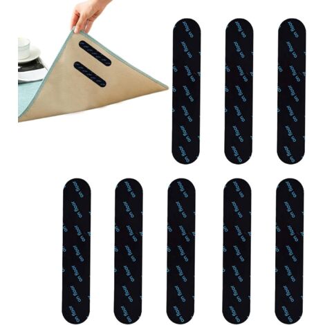 Pa Rutschfeste Teppichgreifer, Anti-curl-teppichgreifer – 8 Stück Wiederverwendbare, Waschbare, Klebrige Greifer, Pu-teppichschutz, Hält Teppiche An Ort Und Stelle Und Teppichecken