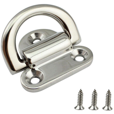 Pa Hardware Stahl-zurranker-deck, Edelstahl-d-ring-anker, Zusammenklappbare Öse Für Sus316-marineschiene