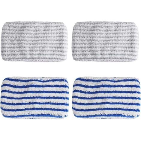 Pair 4 Ersatz-mikrofasertücher, Passend Für Rowenta Clean & Steam Zr005801, Zr005804, Zr850002, Mikrofasermopp, Rowenta Clean & Steam Reinigungstuch