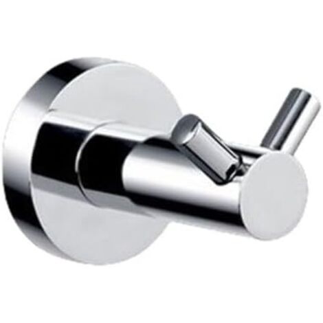 Pa Messing-wandhaken, Handtuch- Und Bademantelhaken, Chrom, Silber, 56,74,2 Cm