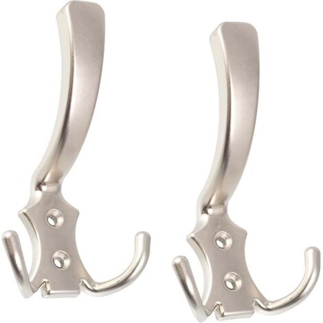 Pa Set Mit 2 Dreifach-wandhaken – Haken/aufhänger Zum Aufhängen Von Garderobe, Hut, Bademantel, Bad, Handtuch, Dusche, Wc
