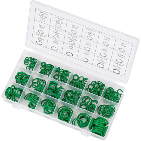 Pair O-ringe-set, 270-teilig, 18 Größen, O-ring-dichtungen, Sortiment Aus Gummi, Wasserhahndichtung, Dichtringe