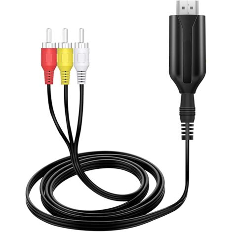 Pa Hdmi-zu-konverter, Hdmi-zu-av-cvbs-adapter Unterstützt 4k 30 Hz, Unterstützt Pal Ntsc Für Ältere Fernseher, Projektoren, Tv-boxen, Dvds