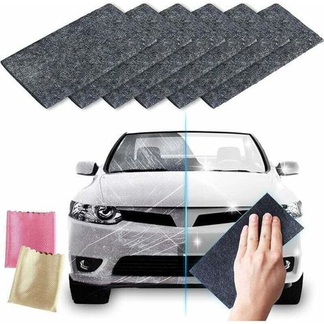 Pair Nano Sparkle Cloth, Nanosparkle Anti Scratch, Autokratzer-reparaturtuch, Kratzerentferner-autotuch, Politurpflege, Polierpflege, 6 Stück