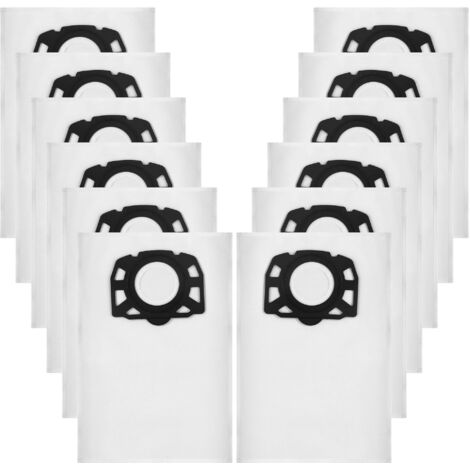 Pair 12 Kfi 357 Staubsaugerbeutel, Passend Für Kärcher Nass- Und Trockensauger Wd3, Wd2 Plus, Kwd3, Kwd2, Kwd1, Mv3, Wd3.200-wd3.800m, Se4001 Und Se4002