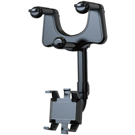 Pa Autotelefonhalter Für Rückspiegel, 360° Drehbarer Und Einziehbarer Autoautotelefonhalter Für Alle Smartphones
