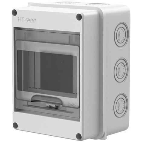 Pa Wasserdichter Schaltkasten, Ip65 5-module Ableaux Mit Elektrischem Leistungsschalterkasten, Wasserdichter Außenelektrik, Schaltschrank, Anschlusskasten Für Den Außenbereich