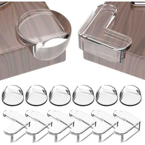 Pa 12er-pack Baby-eckenschutz, Möbeleckenschutz Und Baby-sicherheitsstoßstangen (25 X 25 X 20 Mm)