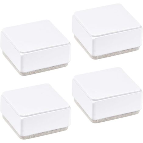 Pa Stück 3 Cm Kohlenstoffstahl-möbelerhöhung, Bettbeine, 6 Cm Durchmesser, Rutschfeste Betterhöhung, Sofa-bett-erhöhung Für Schlafsofa Und Kleiderschrank, Weißes Quadrat