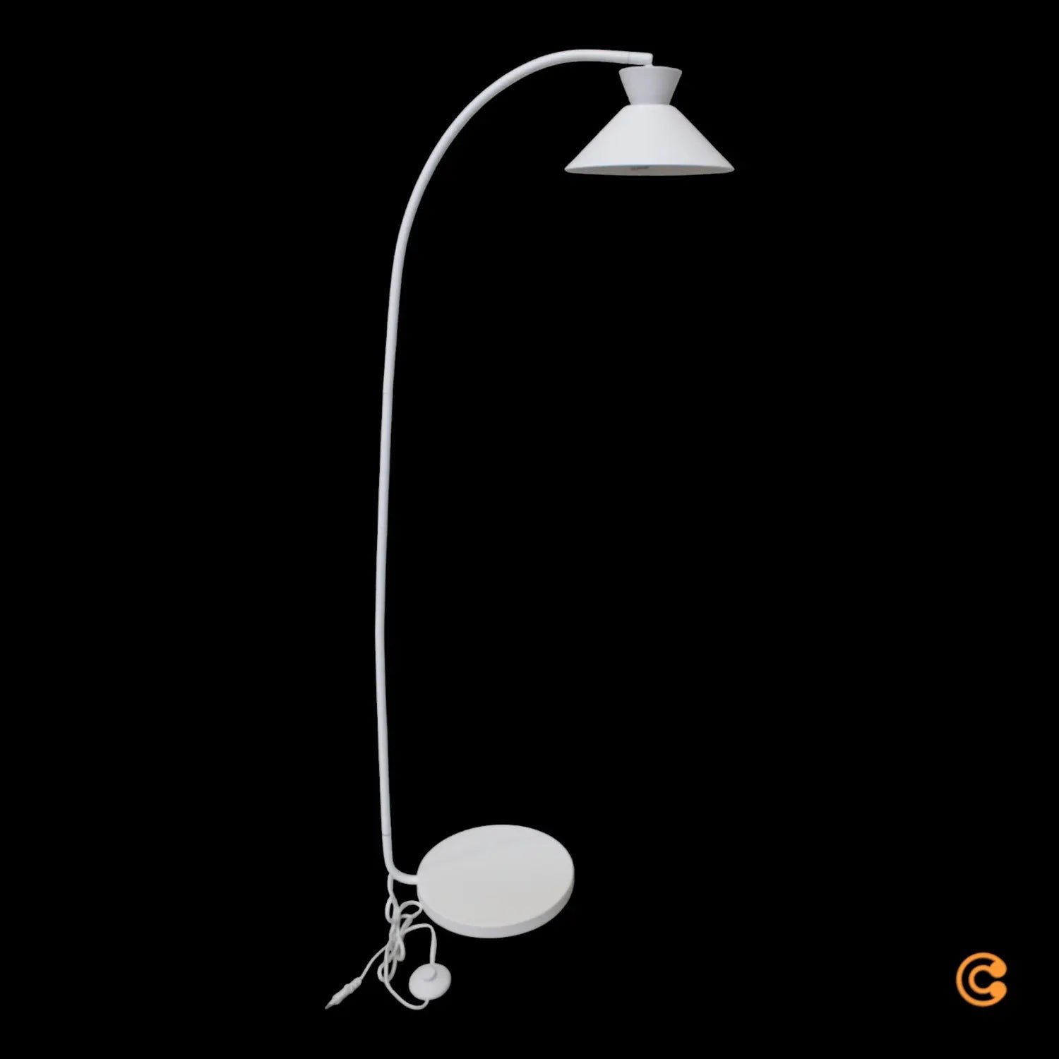 [neuwertig] B-ware Nordlux Stehleuchte Lampe Dial Weiß Schwenkbarer Kopf E27 Mit Schalter 150cm