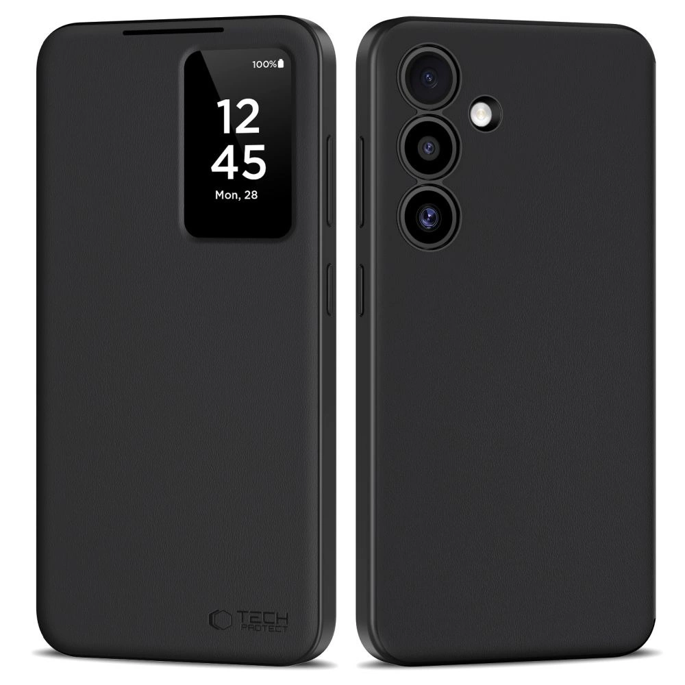 Tech-protect Smart Wallet Case Für Samsung Galaxy S25+ - Matt Schwarz