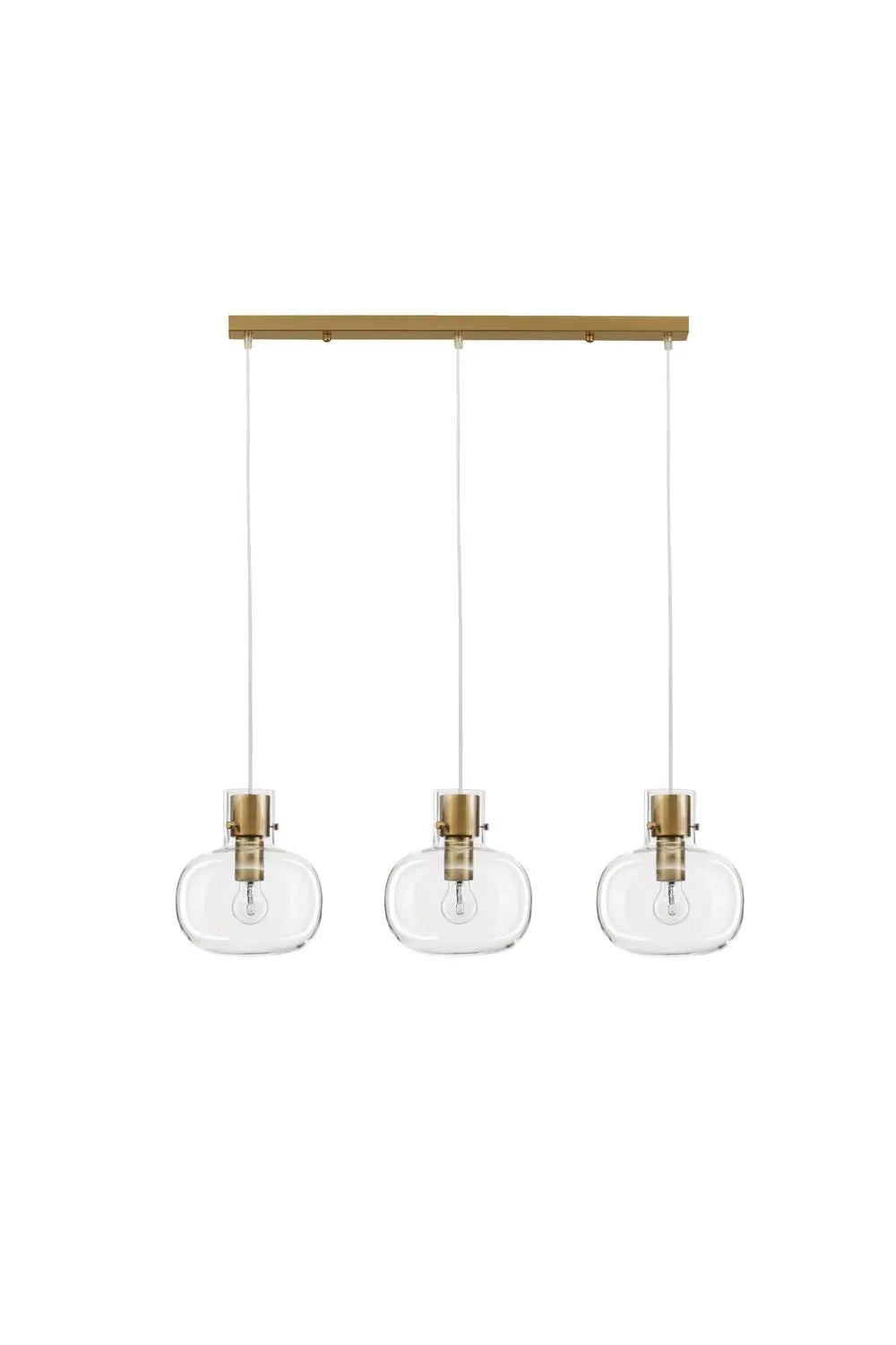 [neuwertig] B-ware Nova Luce Pendelleuchte Hängeleuchte Cinzia E27 Led 3 Flammig Gold Dimmbar Lampe