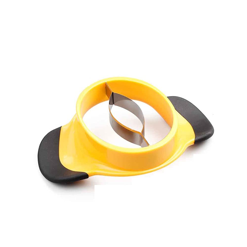 Mangoschneider Aus Edelstahl, Rutschfeste Mangoschale Aus Gummi, Eckgriffe Für Den Sparschäler, Mangoschälmesser, Küchenzubehör