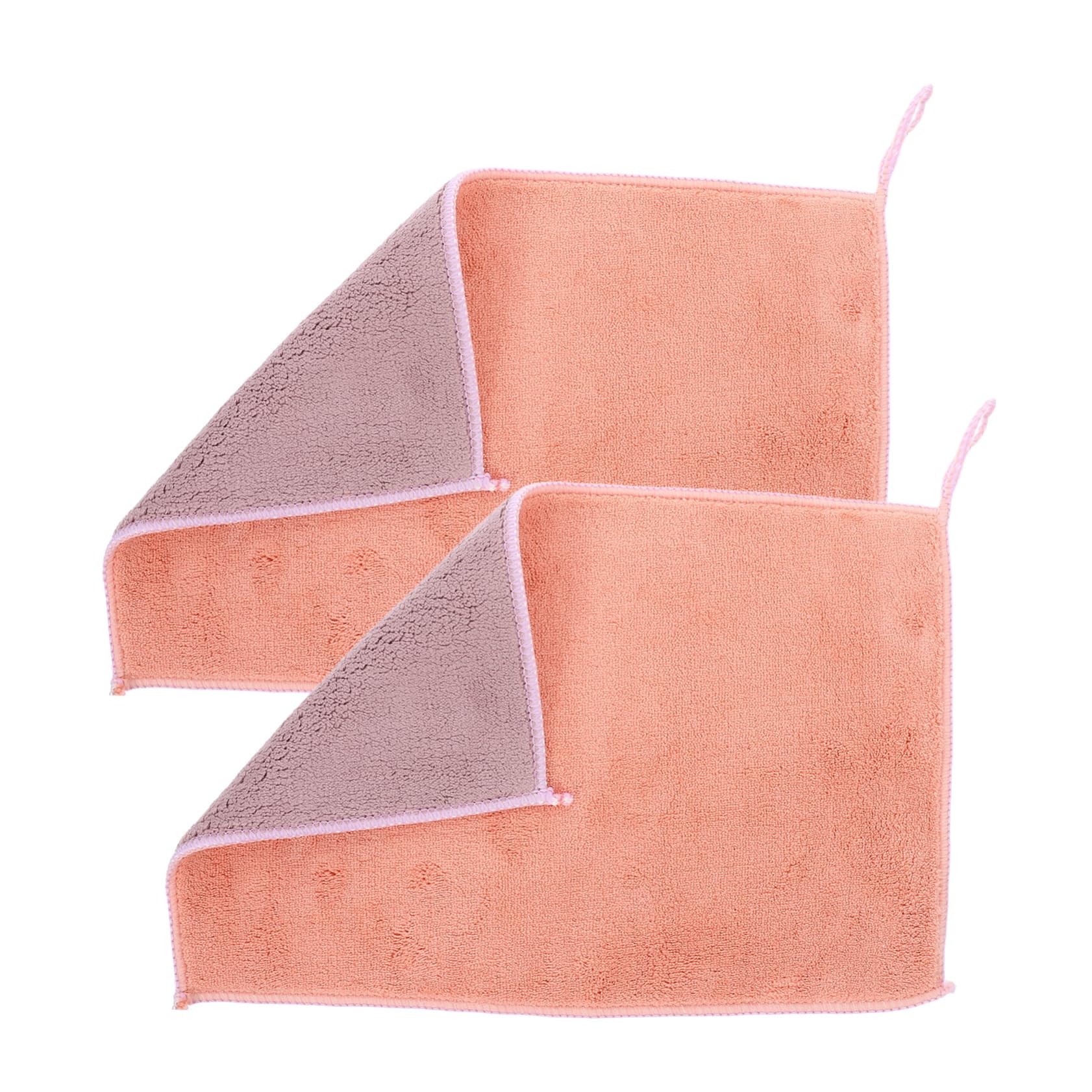 Set Mit 2 Multifunktionalen Scheuerschwämmen Für Küche, Reinigungstuch, Geschirrtuch, Fusselentferner/rot/30,00 20,00 0,50 Cm