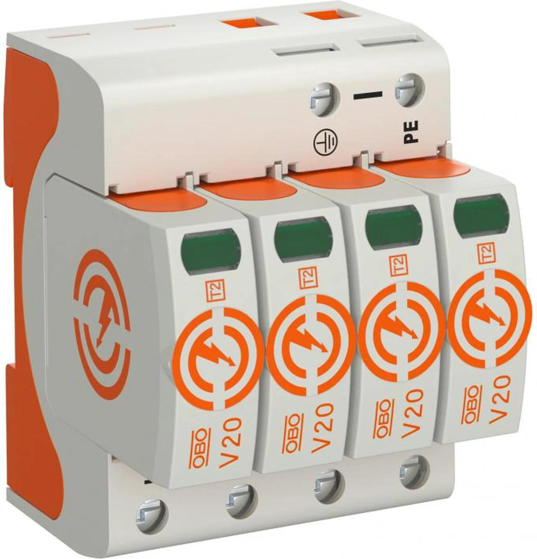 Überspannungsbegrenzer Obo V20-4-280 280 V Schutz 1.3