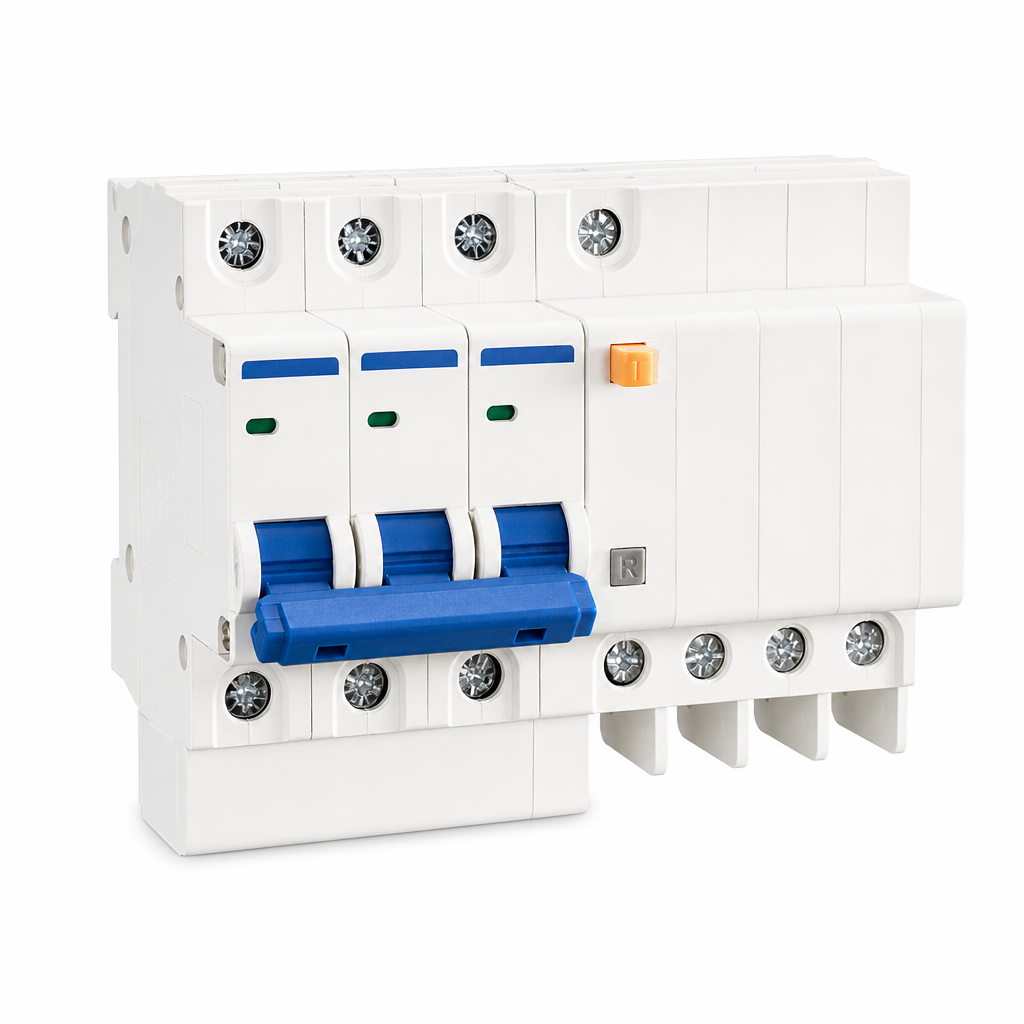 Fi/ls-schalter 3p 6a C-charakteristik 6ka En61009