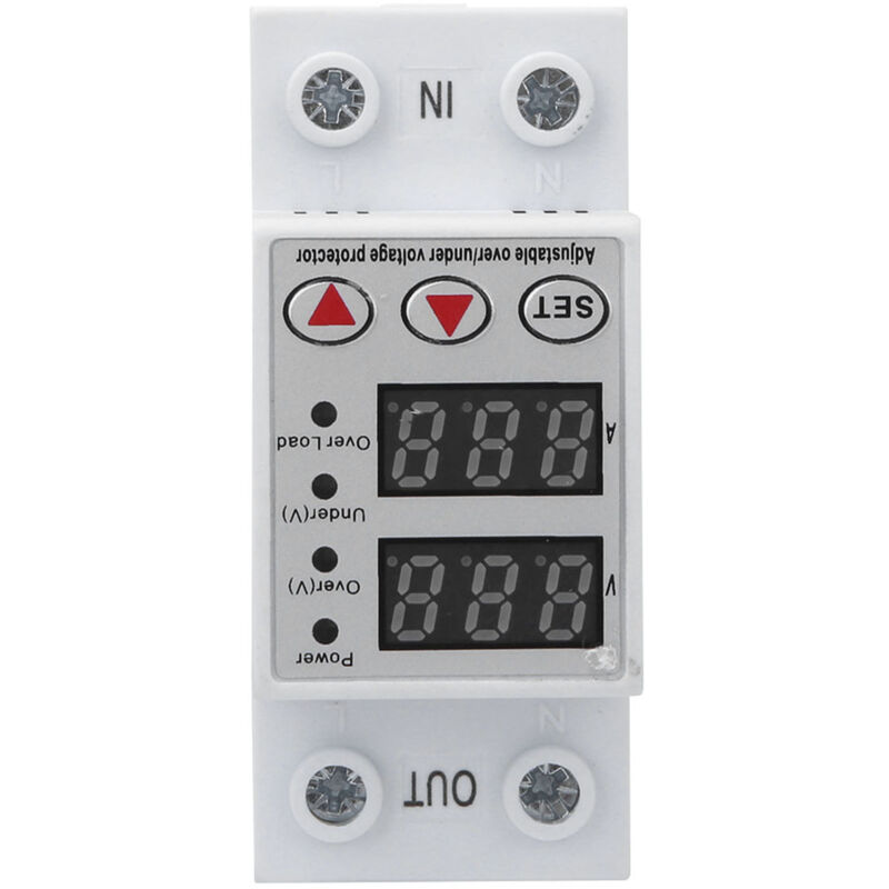 Bems5-40a 230v 40a Intelligenter Digitaler Spannungs- Und Stromschutz Mit Lcd-anzeige Und Einstellungen