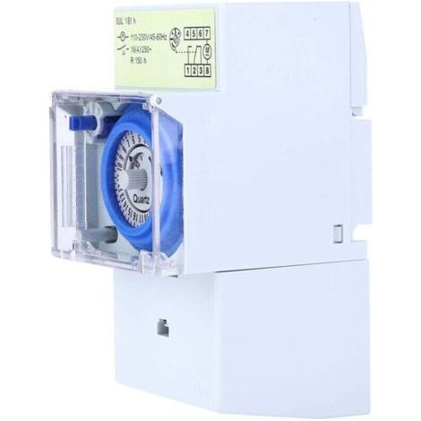 Mechanischer 24-stunden-quarztimer Mit Modularem Relais-schalter, 110–230 V Ac, 16 A