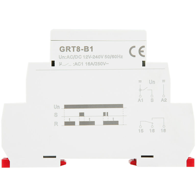 Grt8-b1 Mini-zeitverzögerungs-ausschaltrelais Din-schienenmontage Ac/dc 12v 240v