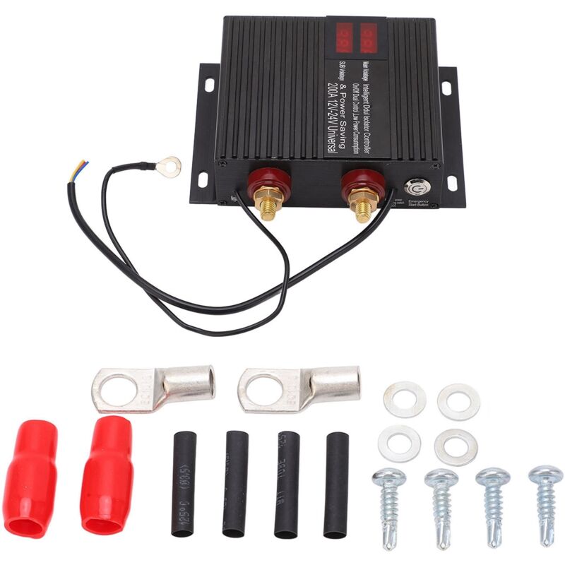 Universeller 200-a-doppelbatterie-trennschalter (vsr) Für Auto, Wohnmobil, Atv, Utv, Camper, Lkw, Boot (12–24 V)