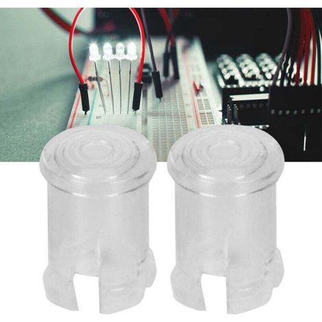 Ulisem 5mm Led Leuchtdiode Transparente Lampenkappe, Lichtleiter-lampenkappe, Schutzabdeckung, Transparente Led-lampenkappe (100 Stück Verkauft)