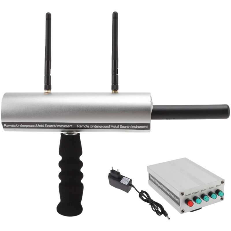 Metalldetektor Für Aluminium Und Silber, 20 M Tiefe, 1000 M Reichweite, 2 Antennen, Wiederaufladbarer Detektor Für Gold Und Silber, 100–240 V Eu-stecker.