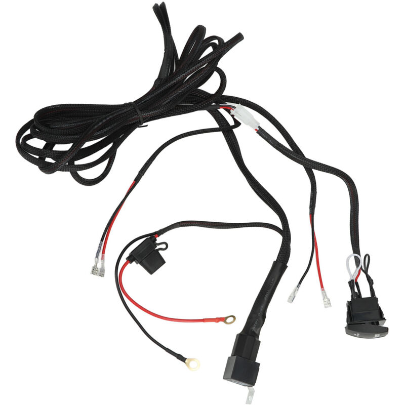 Led-lichtleiste Mit Kabelbaum-kit Und 5-poligem Schalter Für 2v Atv Pickup Truck