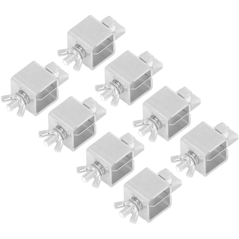 8 Stück Stumpfschweißklemmen-set Für Karosseriebleche, Silberfarben, Für Blechschweißen, Industrielles Schweißen Und Metallplattenschweißen