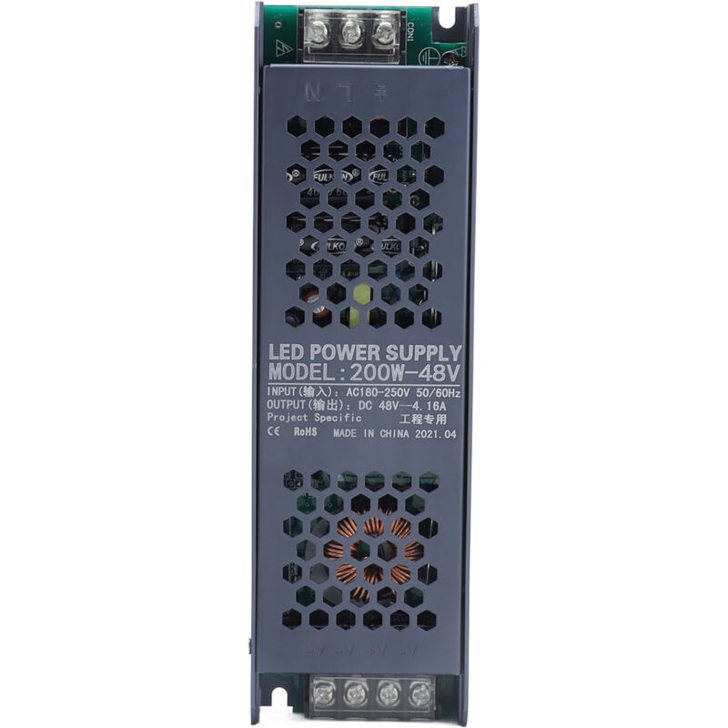 Led-beleuchtungstransformator, 48 V, Industrieller Intelligenter Schutz, Ac 180–250 V, Geräuschloses Led-schaltnetzteil Für Lange Streifen Für Magnetische Lichterketten