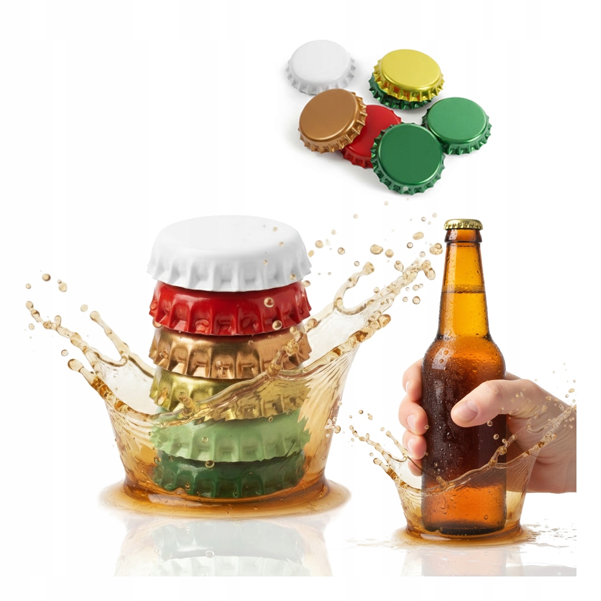 10 Kronkorken Für Bierflaschen 26mm, Heimbier- Und Apfelweinflaschen, 10 Stück.