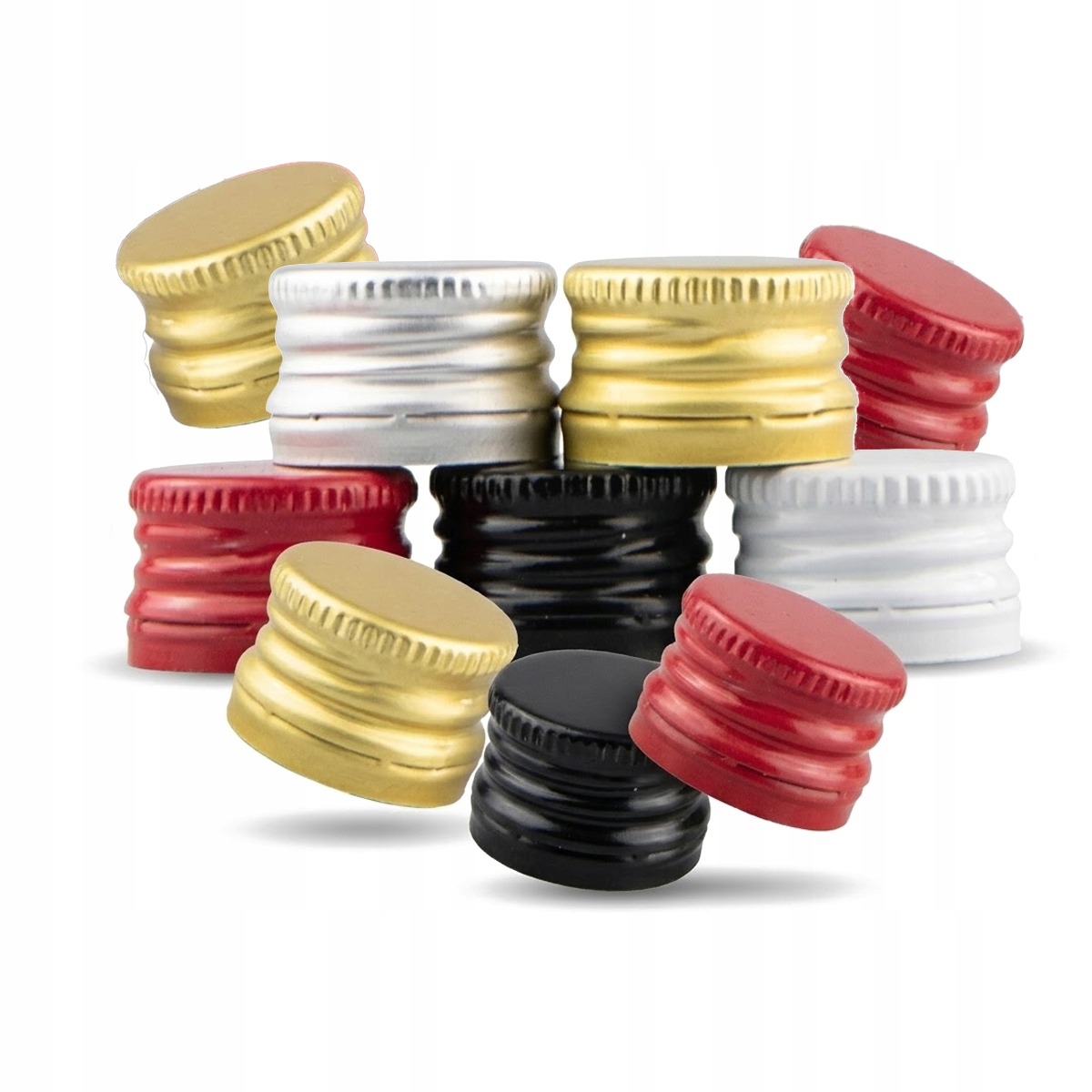 10 Stück Mini-verschlüsse Fi18 18x12 Aluminium Für Likörflaschen Alkohol
