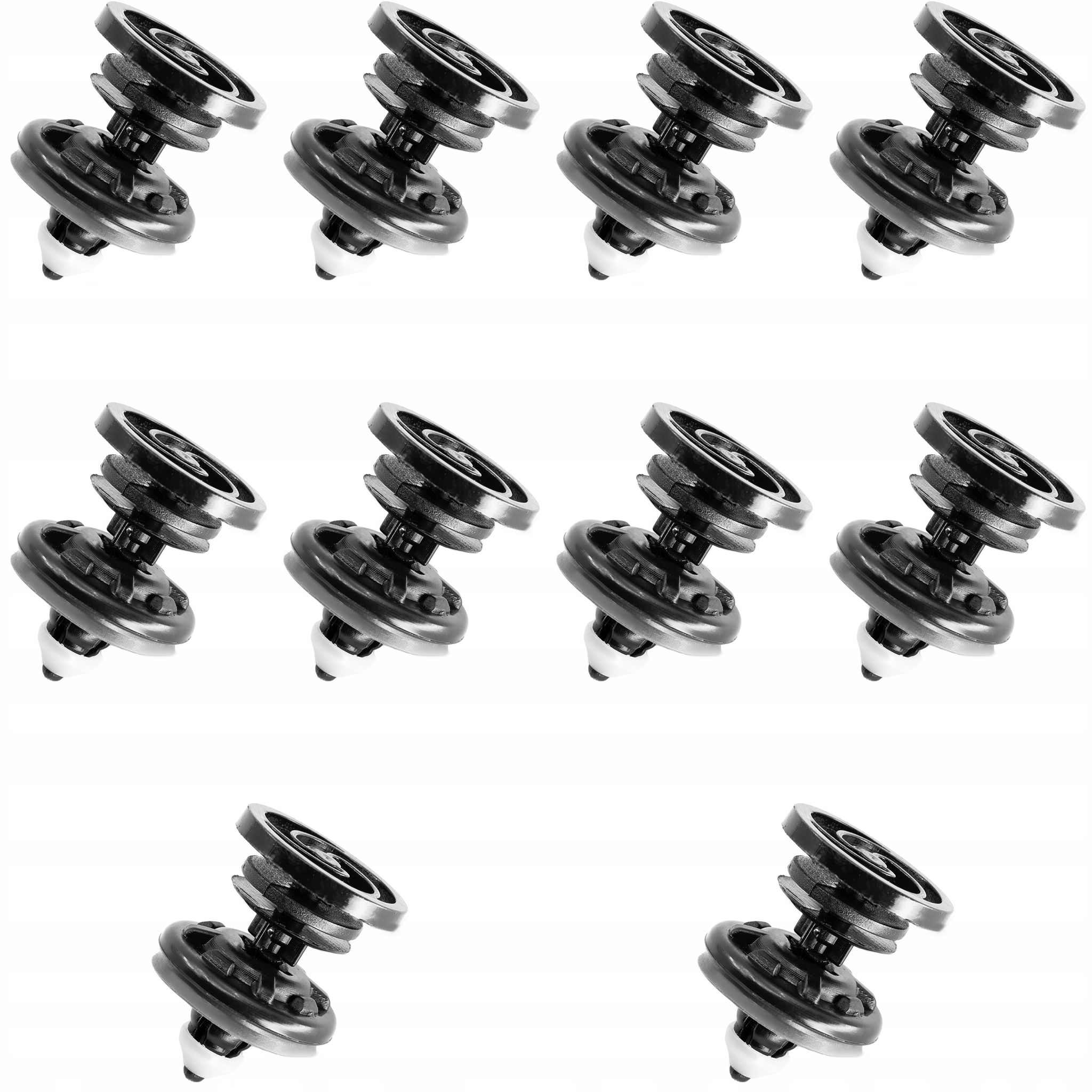 10x Türverkleidungsclips Vw Audi Seat Skoda 7l6