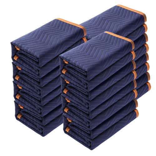 12x Umzugsdecken 2032x1829mm Möbeldecken Vliesstoff + Recycelte Baumwolle Lagerdecken Umzug Packdecken Transport-decken Möbelpackdecken Verpackungsdecken Zum Schutz Für Möbel