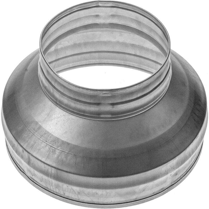 Runder Reduzierring Von 20 Cm Auf 12,5 Cm Aus Verzinktem Stahl (abwasser, Abwasser Und Lüftung), Reduzierstück (metall, 20 Bis 12,5 Cm)