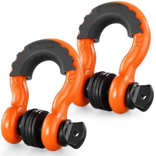 2er-pack 3/4 Zoll D-ring-schäkel Mit 7/8 Zoll Schraubstift Bruchfestigkeit 28500kg