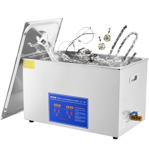 30 L Ultraschallreinigungsgerät Ultraschallreiniger Mit Heizung 600 W Ultraschallreiniger Aus Edelstahl Ultraschall Reinigungsgerät Für Brillen Schmuck Zahnprothesen Münzen Usw.