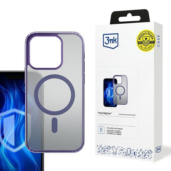 Apple Iphone 16 Pro – 3mk Frosty Magcase Lila