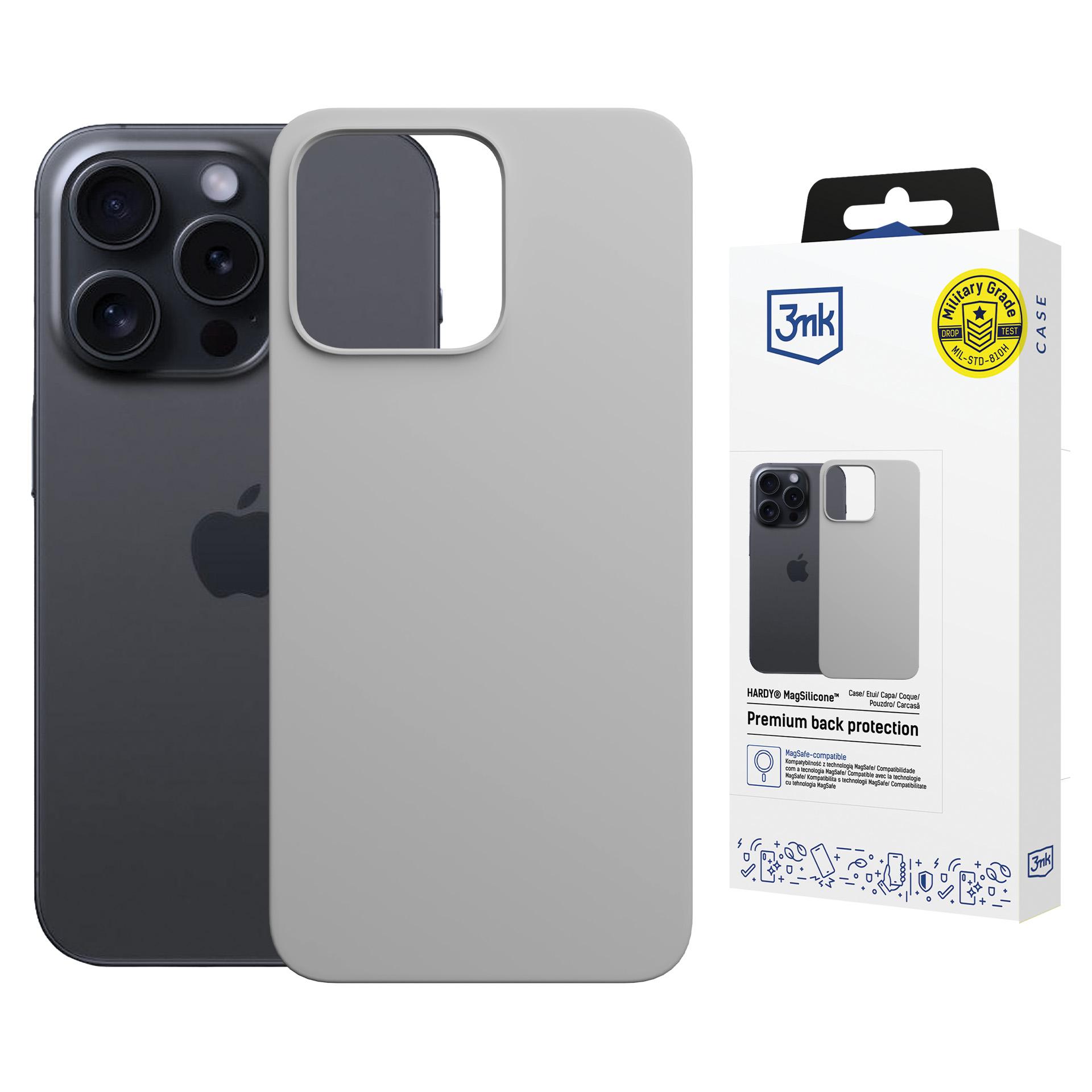 Apple Iphone 16 Pro Max – 3mk Hardy Magsilicone Natural Titanium