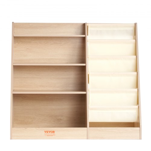 4-stöckiges Bücherregal Aus Mdf Für Kinder, Sechsstöckiges Bücherregal, Baby-aufbewahrungsregal, Bücher- Und Spielzeug-organizer-schrank, Für Kinderzimmer, Spielzimmer, Kindergarten