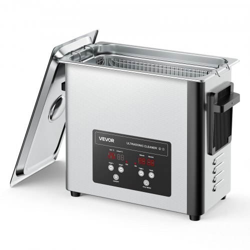 6 L Ultraschallreiniger, Professionelle Ultraschallreinigungsmaschine Mit Reinigungskorb & Digitalanzeige, 120 W Edelstahl 40 Khz Industrielle Reinigungsmaschine Für Uhren Schmuck