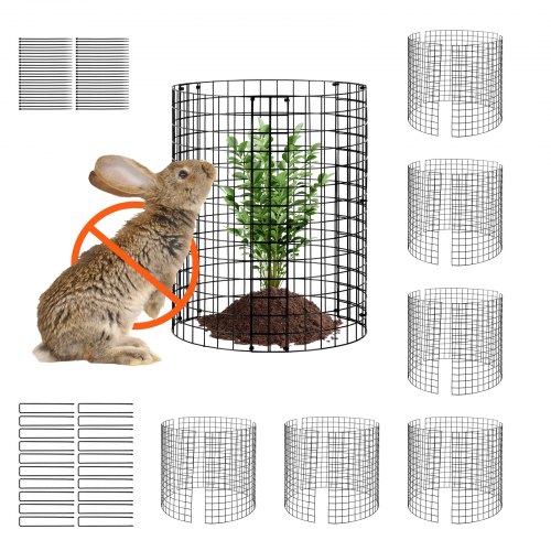 6er-pack Pflanzenschutz Vor Tieren, 32 Cm Durchmesser X 35 Cm Höhe, Pflanzenschutz Aus Hühnerdraht, Pflanzenkäfige Für Pflanzen Im Freien, Blumen Und Gemüse, Hält Hasen, Hühner Und Eichhörnchen Fern,