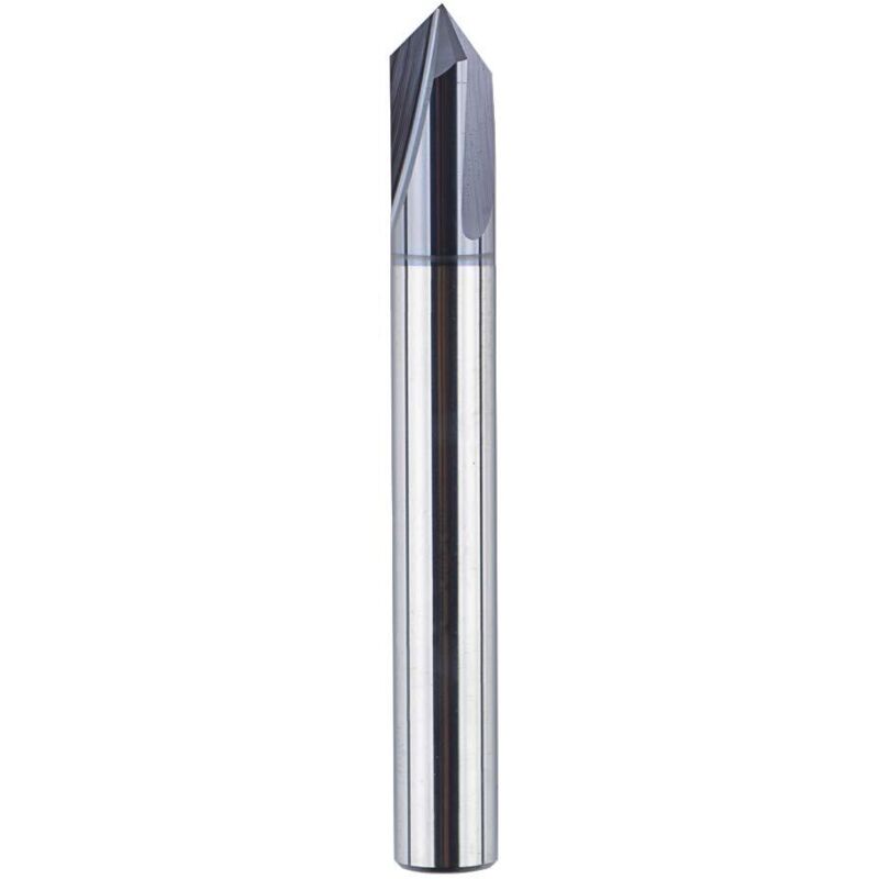 Satz Mit 3 6-mm-90°-teer-förmigen Fräsnuten Mit V-förmigem Schneidkopf, Vollhartmetall, Professioneller Cnc-schälfräser Zum Formen Und Fasen