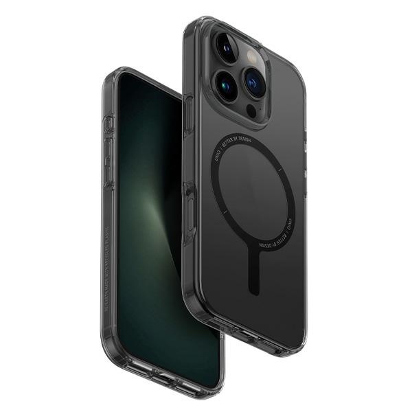 Uniq Clario Hülle Für Iphone 16 Pro (6,3 Zoll), Magclick-ladefunktion, Rauchgrau