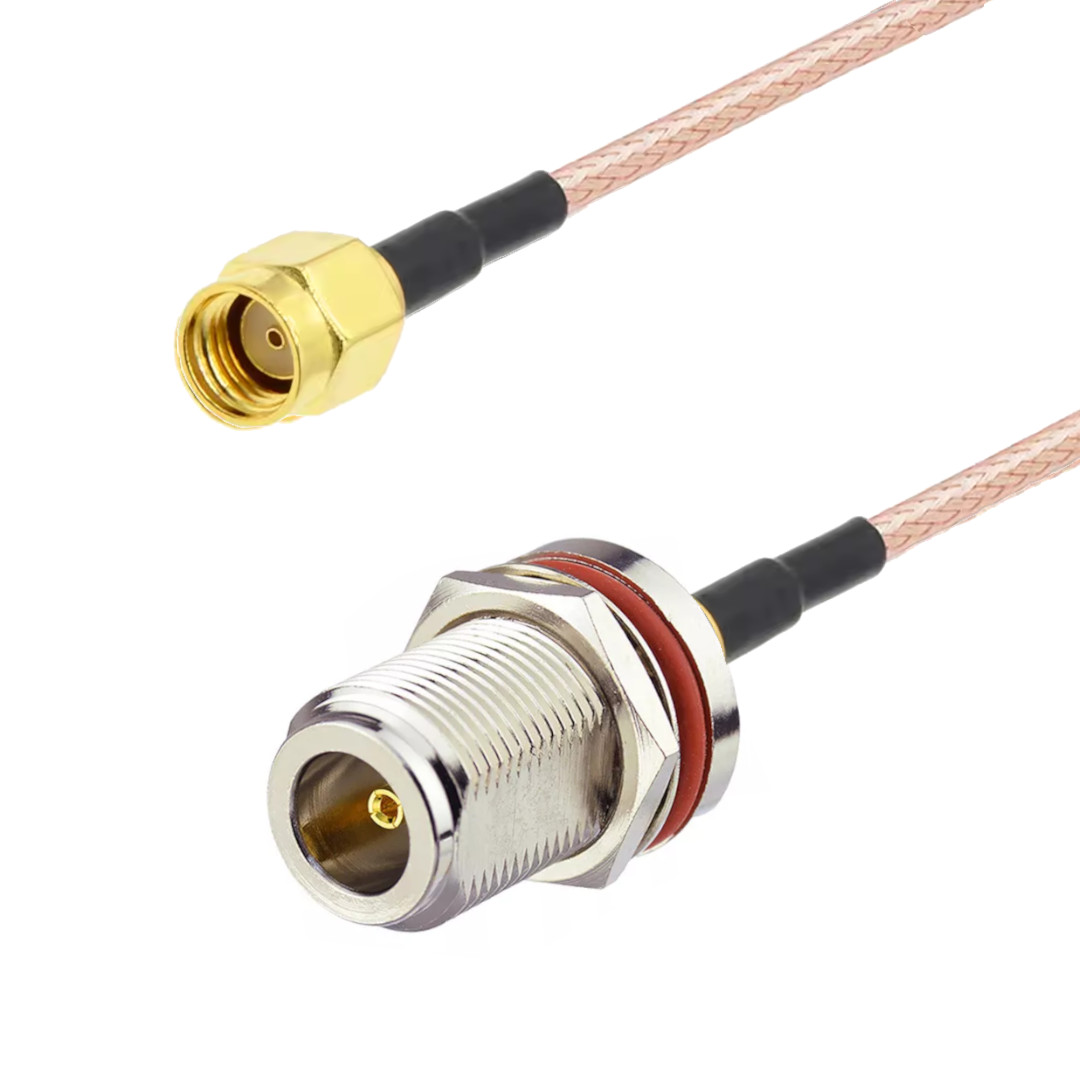 Anschlusskabel N-buchse Bh / Sma-rp Stecker Rg316 20 Cm