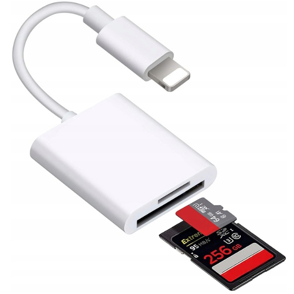 Co2 2-in-1 Kartenleser Für Lightning Iphone-adapter, Microsd/tf 256 Gb