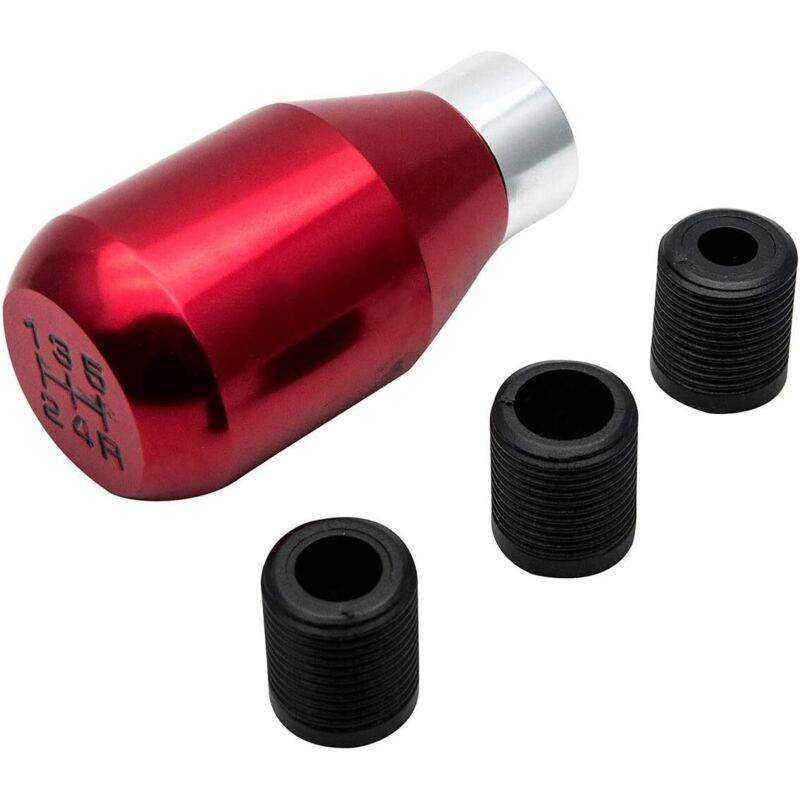Schalthebeladapter, Universeller 5-gang-schaltknauf Aus Metall, Verchromt, Schalthebel, Stiftgriff, Kopf, Auto-styling-zubehör