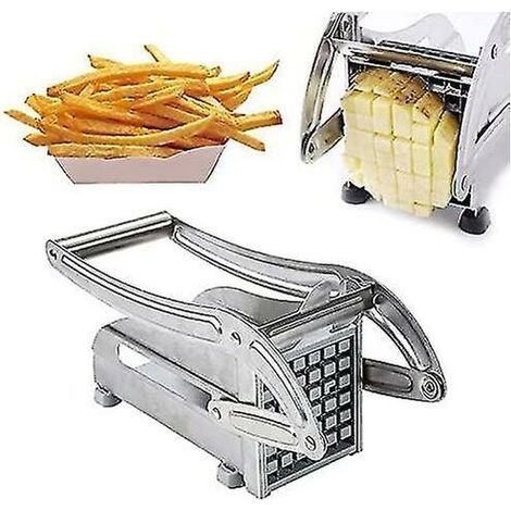 Manueller Kartoffelschneider Aus Edelstahl, Pommes-frites-schneider, Kartoffelchips-maschine