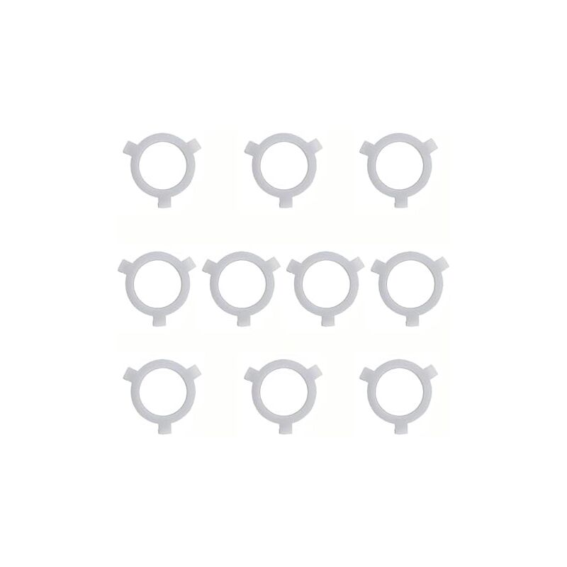6 X 5 Cm, 10er-set Lampenschirm-reduzierringe, Innovatives Zubehör Für Leuchten, E27 Auf E26