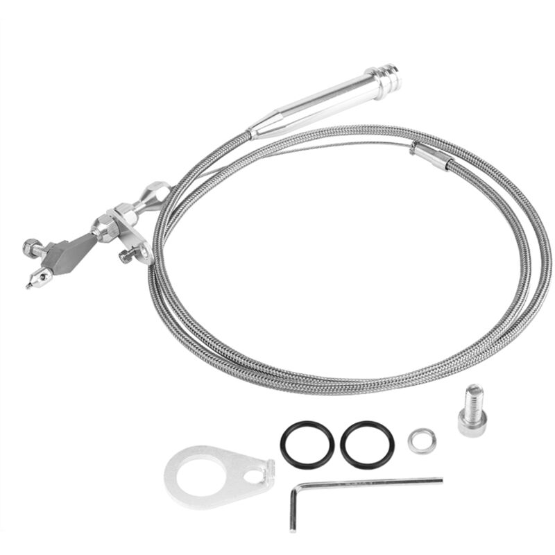 Schaltseil Für Das Getriebe, Robustes, Silberummanteltes Kunststoffgeflecht, Autozubehör 6051, Ersatzteil Für Chevy 700r4